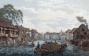 John William Edy Bridge, at Christiania oil painting reproduction